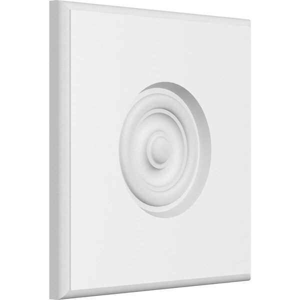 Ekena Millwork Standard Sedgwick Bullseye Rosette With Rounded Edge, 7"W x 7"H x 1/2"P ROSP070X070X050SDG04 - main